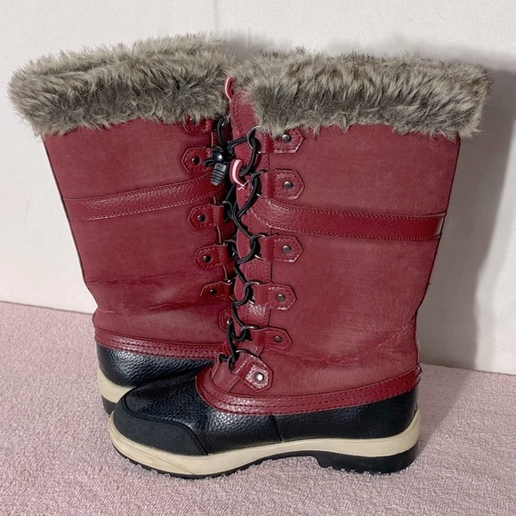 Superfit Red Lattila Lace Up Winter Boots 7 - Picture 5 of 15